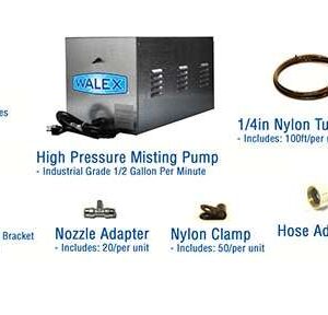 Odor Neutralizing Misting System - High Pressure Outdoor Misting Kit